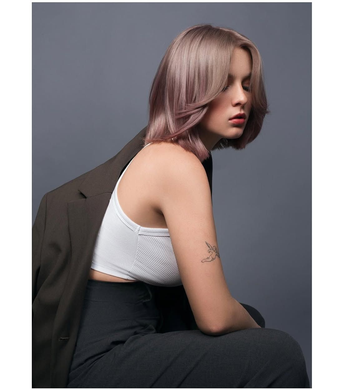 Beautiful natural curly hair styling