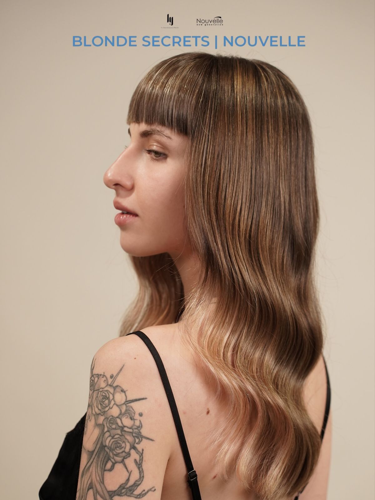 Interior of a luxury modern hair salon with warm lighting